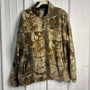 Remington Mens Fleece Camo Hunting Jacket XL